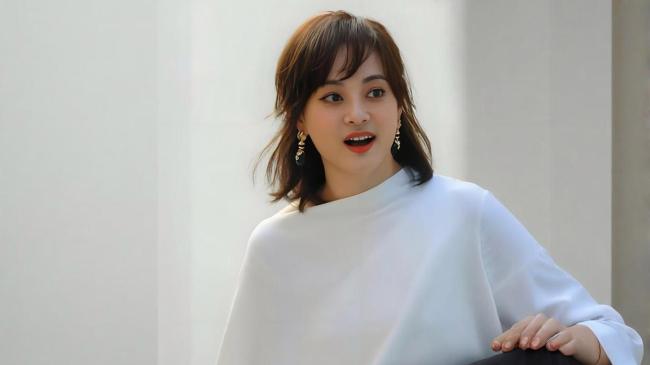 孙俪留长发太美了